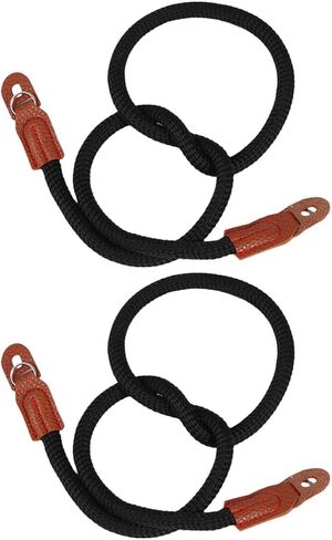 Toddmomy 2pcs Vintage Camera Neck Strap Cotton Belt for Compact Cameras in Kuwait