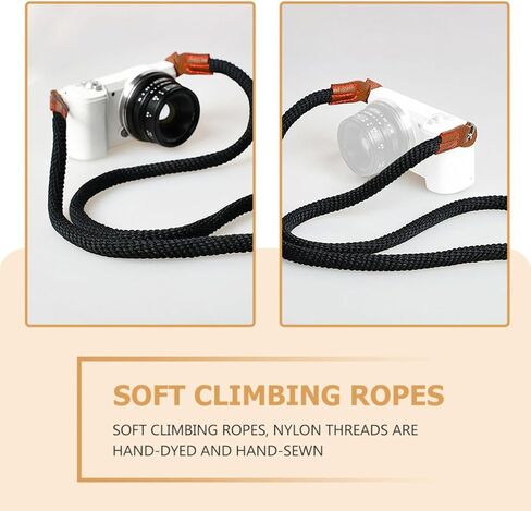 Toddmomy 2pcs Vintage Camera Neck Strap Cotton Belt for Compact Cameras in Kuwait