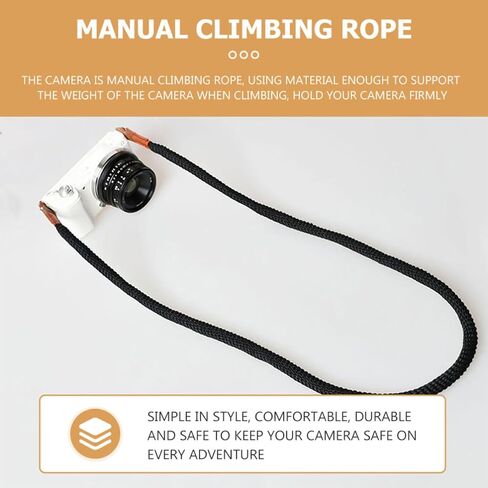 Toddmomy 2pcs Vintage Camera Neck Strap Cotton Belt for Compact Cameras in Kuwait