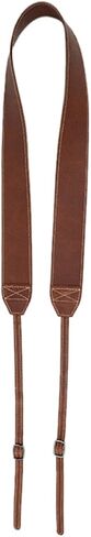 KALLORY Brown Leather Camera Shoulder Strap for Mirrorless Travel in Kuwait