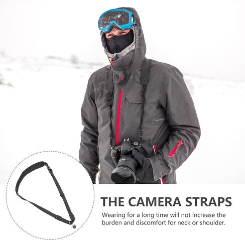 BESPORTBLE Camera Strap with Two Pockets, Nylon Shoulder Belt for Travel in Kuwait