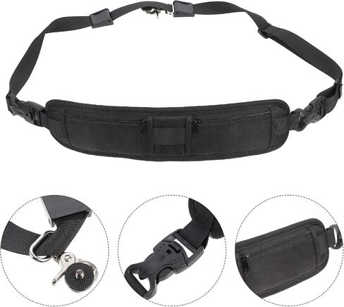 BESPORTBLE Camera Strap with Two Pockets, Nylon Shoulder Belt for Travel in Kuwait