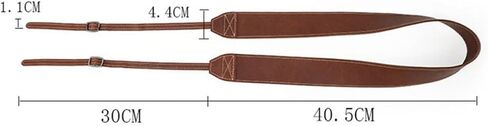 Vintage Crazy Horse Leather Camera Neck Strap for Mirrorless Cameras in Kuwait