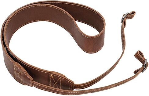 Quick Release Camera Shoulder Strap Leather Brown for Travel Photographers in Kuwait