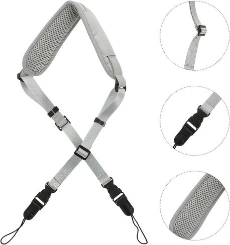 Gadpiparty Adjustable Camera Shoulder Sling Strap for DSLR Compact Cameras in Kuwait