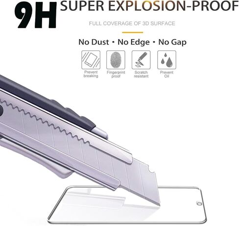 3 Pack Compatible with for Samsung Galaxy A37 5G / Galaxy A57 Screen Protector Tempered Glass, Touch Sensitive, 9H Hardness in Kuwait