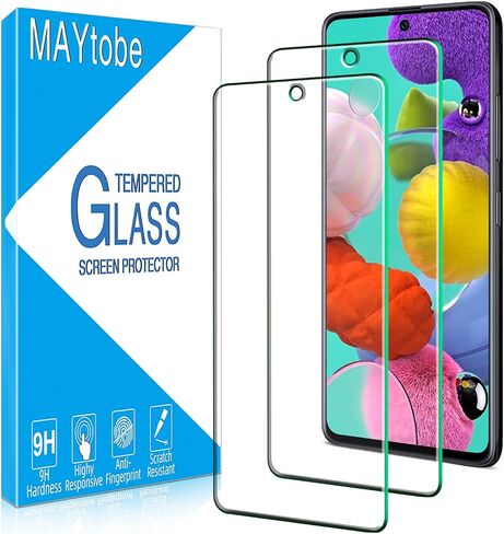MAYtobe 2 Pack Screen Protector for Samsung Galaxy A51, A51 5G, A51 5G UW in Kuwait