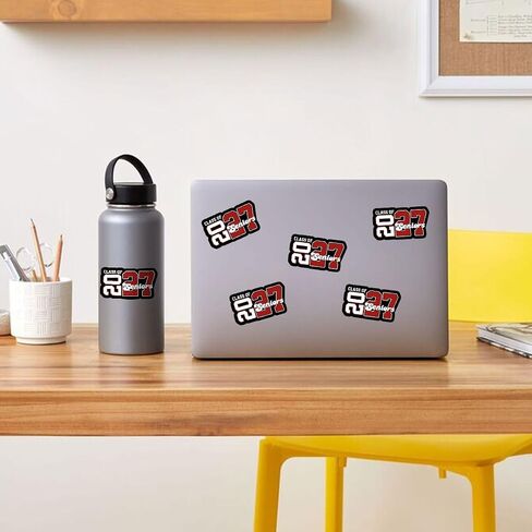 3 Pcs Class of 2027 Stickers, Class of 2027 Decorations, Graduation 2027, 2027 Senior- Stickers for Laptop Water Bottle Phone Car Window Helmet in Kuwait