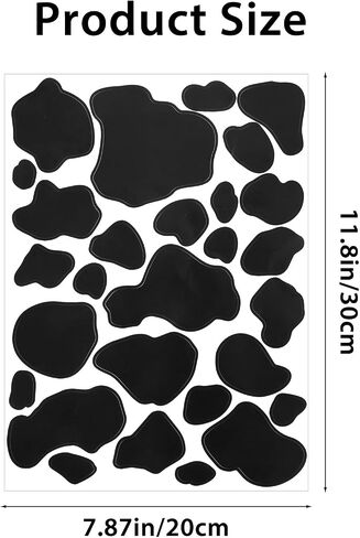 104 Pcs Cow Stickers, Waterproof Cow Print Peel and Stick in Kuwait
