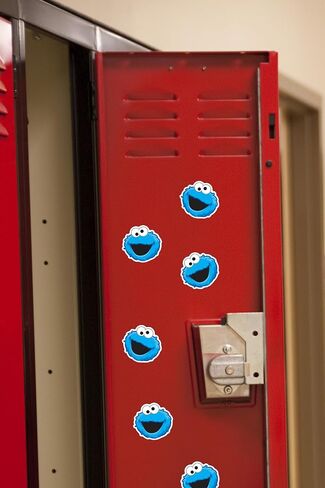 Sesame Street Cookie Monster Face Stacked 50 Sticker Pack – Waterproof in Kuwait