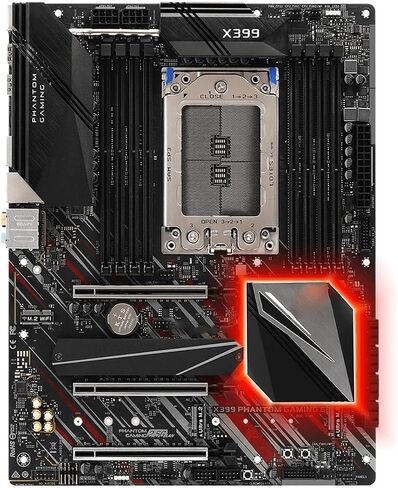 Computer Motherboards X399 Motherboard Fit for ASROCK Phantom Gaming 6 TR4 Threadripper DDR4 3400+128GB Support TR 1920X 1900X 2950X 1950X ATX in Kuwait