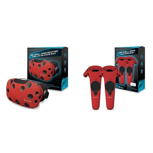 Hyperkin GelShell Silicone Skins for HTC Vive and Controllers (Red) in Kuwait