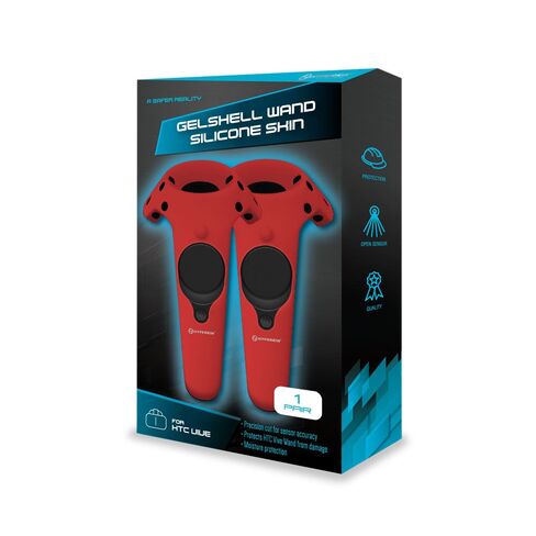 Hyperkin GelShell Silicone Skins for HTC Vive and Controllers (Red) in Kuwait