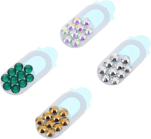 4pcs Rhinestone Webcam Privacy Covers for Laptop Tablet Computer, Easy to Install Abs Material Camera Slide with Side Protection, Lightweight and Fashionable Privacy Security in Kuwait