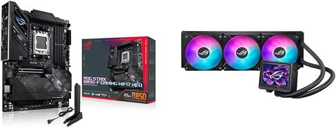 ASUS Bundle of ROG Strix B850-F Gaming WIFI7 NEO AMD AM5 ATX Motherboard + ROG RYUJIN III 360 ARGB Extreme AIO CPU Liquid Cooler in Kuwait
