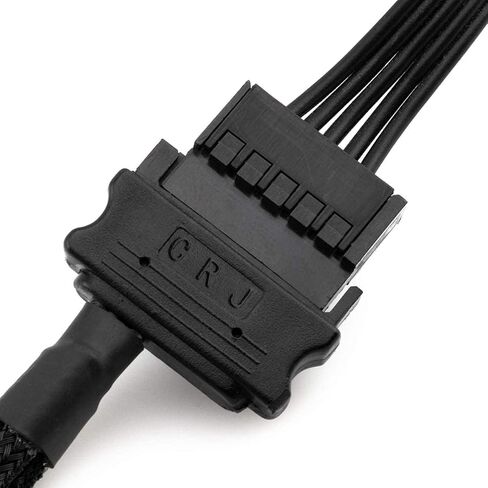 Cooling Fan Adapter Cable 15 Pin SATA to 4 x 3/4 Pin PWM 12V SATA in Kuwait