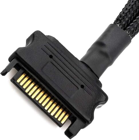Cooling Fan Adapter Cable 15 Pin SATA to 4 x 3/4 Pin PWM 12V SATA in Kuwait