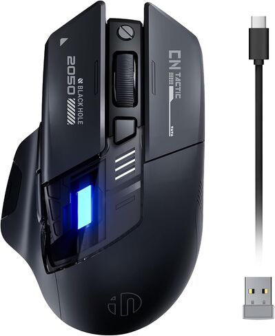 INPHIC A9 V2 Explorer Wireless Gaming Mouse, Tri-Mode, Rechargeable in Saudi Arabia