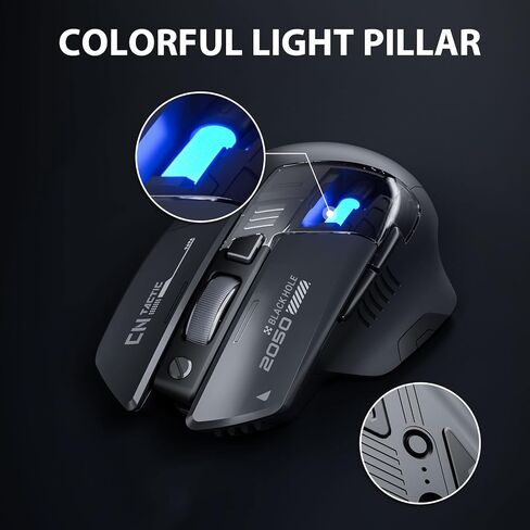 INPHIC A9 V2 Explorer Wireless Gaming Mouse, Tri-Mode, Rechargeable in Saudi Arabia