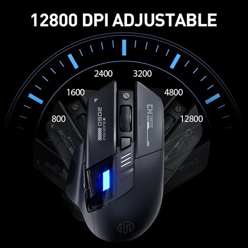 INPHIC A9 V2 Explorer Wireless Gaming Mouse, Tri-Mode, Rechargeable in Saudi Arabia