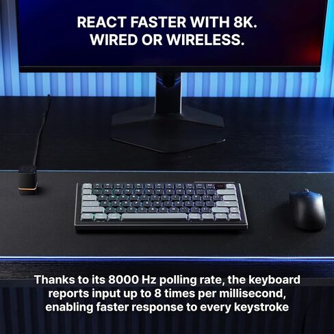 K63W Pro Compact Ultra-Wideband, Wireless 70% Gaming Keyboard in Kuwait