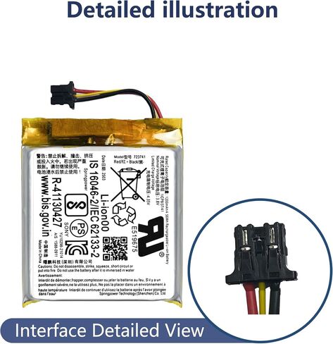 723741 Battery Compatible with Sony WH-1000XM5 Bluetooth Wireless Noise canceling Stereo Headset Replacement Battery for with Repair Tool kit(Sony WH-1000XM5 Bluetooth Wireless) in Kuwait