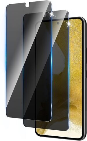 2+2 Pack Privacy Screen Protector Designed for Samsung Galaxy S22 Plus/S22+ With 2 Pack Camera Lens Protector,Full Coverage Anti-Spy Tempered Glass Film,9H Hardness,Bubble Free,Easy to Install in Kuwait