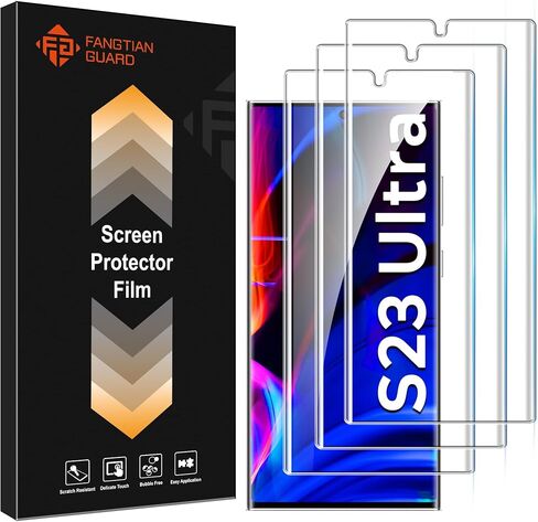FANGTIAN 3 عبوات بديلة من مادة TPU لواقي الشاشة S23 Ultra/S22 Ultra in Kuwait