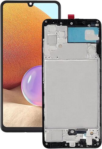 Screen Replacement LCD Display Touch Digitizer Assembly for Samsung Galaxy A32 4G SM-A325F, SM-A325F/DS, SM-A325M 6.4" with Frame +Tools in Kuwait