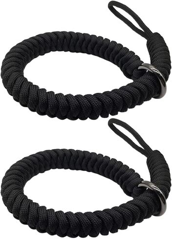 2pcs Quick Release Camera Wrist Strap, Adjustable Black Hand Grip in Kuwait