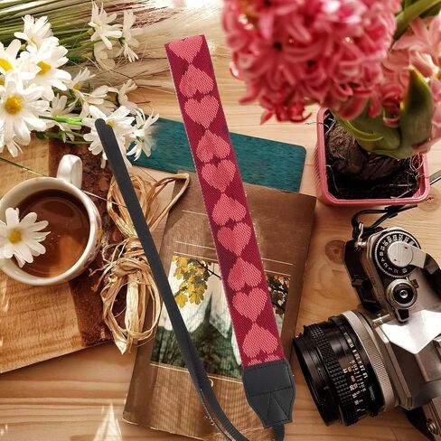 Red Polyester Camera Sling Strap for Compact Cameras, Cross Body in Kuwait