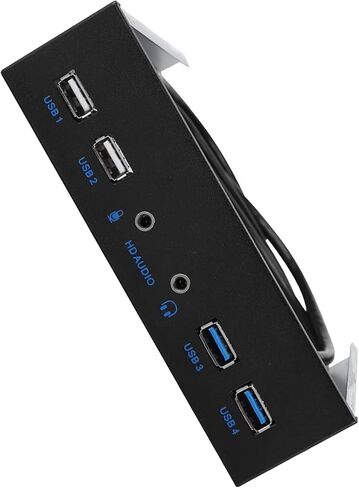 USB 3.0 Front Panel with HD Audio, 5.25-Inch Drive Bay USB Hub in Saudi Arabia