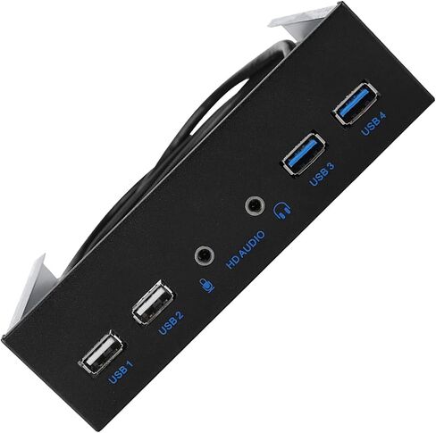 USB 3.0 Front Panel with HD Audio, 5.25-Inch Drive Bay USB Hub in Saudi Arabia