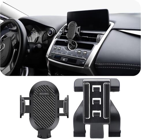 Car Phone Holder Fits for Lexus NX 200t/NX 300/NX 300h 2015-2021 Accessories,Thick Cases Friendly,Cell Phone Mount for 4.7-7 in Phones,360 Degree Rotation,Easy to Install in Saudi Arabia