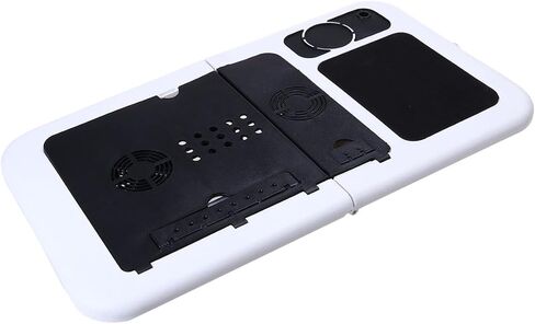 Foldable Laptop Table Tray Desk with Cooling Fans and Mouse Platform in Saudi Arabia