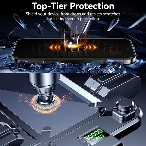 Esanik 2-Pack for iPhone 17 Pro Max Clear Screen Protector in Saudi Arabia