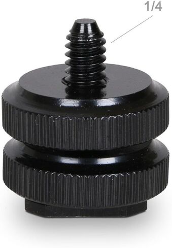 4pcs Hot Shoe Mount Adapter with Adjustable 2 Nuts /4 Inch-20 in Kuwait