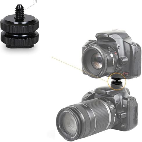 4pcs Hot Shoe Mount Adapter with Adjustable 2 Nuts /4 Inch-20 in Kuwait