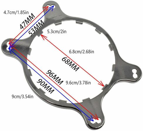 Round Cooler Mounting Bracket Kit for Corsair H55 H75 H80I V2 H100i V2 H115i Round Water-Cooled Radiator AMD AM4 Parts in Saudi Arabia