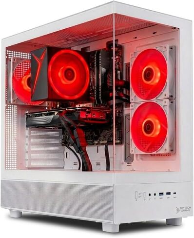 كمبيوتر سطح المكتب Skytech Gaming Azure 3، Intel Ultra 7 265K 3.9 جيجا هرتز(5.4 جيجا هرتز Turbo)، NVIDIA RTX 5060 Ti 16 جيجا، 1 تيرابايت Gen4 NVMe SSD، 32 جيجا DDR5 RAM 5600 RGB، 850 وات ذهبي ATX 3 PSU، 360 مم ARGB AIO، واي فاي، ويندوز 11 in Kuwait