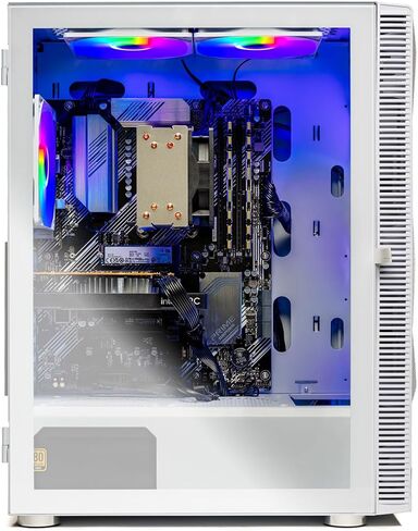Skytech Gaming Storm Gaming PC, AMD Ryzen 5 8400F 4.2GHz, AMD RX 9060 8GB VRAM, 1TB NVMe SSD, 16GB DDR5 RAM 6000, 650W Gold PSU, WI-FI 5, Windows 11, Desktop in Kuwait