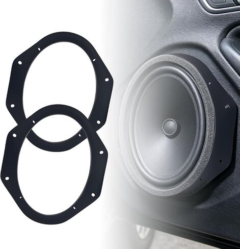 محول مكبر صوت KIFIDAN قطعتين 6 × 9، محول مكبر صوت باب متين متوافق مع Ford F150/F250/F350/F450/F550/F600/Expedition/Explorer، محولات سماعات السيارة لترقية الاستيريو in Kuwait