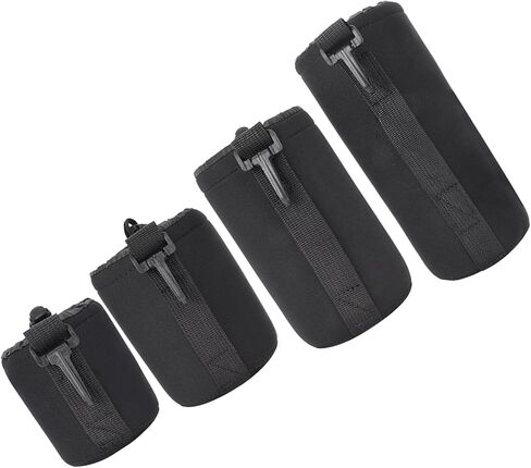 4PCS Neoprene Camera Lens Cover Bag Shock Absorption Storage Pouch in Kuwait