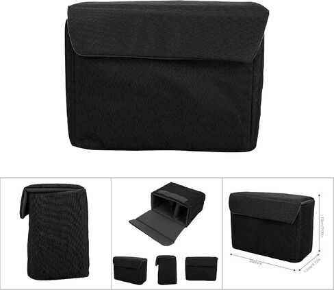 GOWENIC Padded DSLR Camera Lens Insert Bag with Dividers (Black) in Kuwait