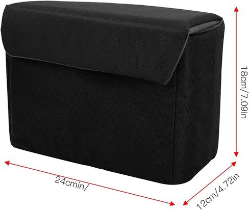 GOWENIC Padded DSLR Camera Lens Insert Bag with Dividers (Black) in Kuwait