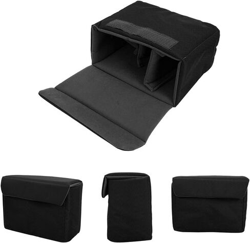 GOWENIC Padded DSLR Camera Lens Insert Bag with Dividers (Black) in Kuwait