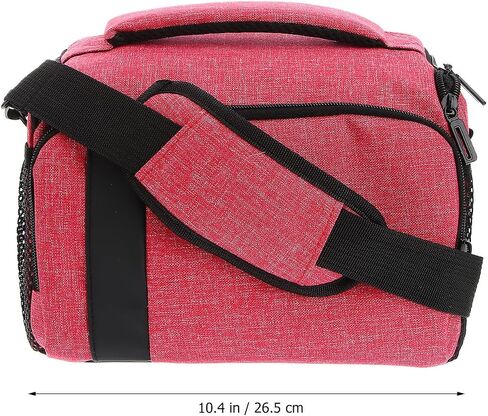 Camera Bag for Digital Camera and Lens, Canvas Pink Handbag in Kuwait