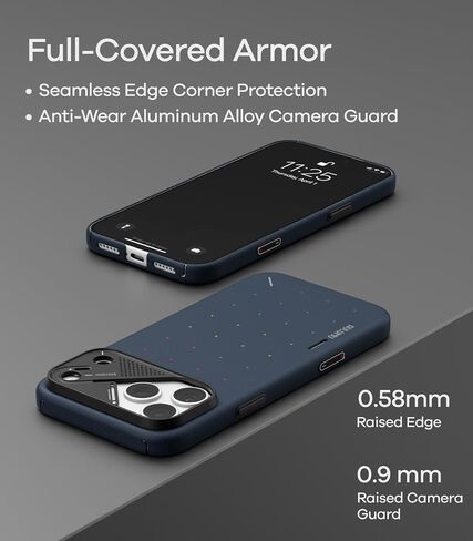 Aulumu A18 for iPhone 18 Pro Max Ultra-Slim Particle Aramid Fiber Case in Saudi Arabia