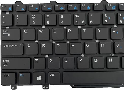 Laptop Replacement US Layout Keyboard for DELL Latitude 7350 5290 E5250 5270 E7270 E7250 7270 MJ8HY 0MJ8HY 0XCD5M Backlit in Saudi Arabia