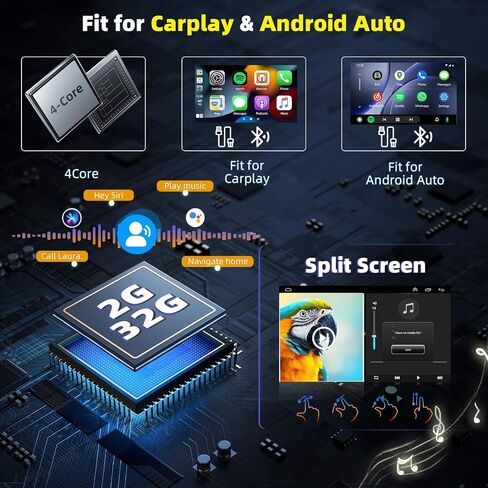 7'' Android Car Upgrade Stereo for Mazda B3000 B4000 1999-2009 Double Din in Kuwait